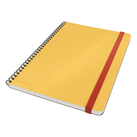 Kołonotatnik B5 Leitz Cosy w kratkę żółty notes