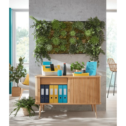 Kołonotatnik B5 Leitz Cosy w kratkę żółty notes