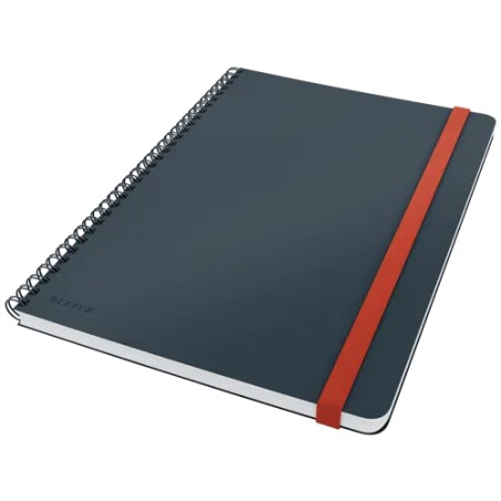 Kołonotatnik Leitz Cosy B5 kratka szary notes