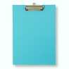 DESKA Z KLIPSEM A4 PREMIUM TURKUSOWA clipboard