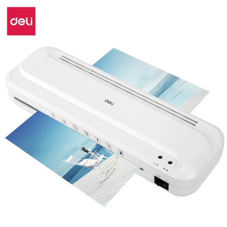 Laminator Deli E2132 w kolorze białym