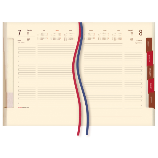 TERMINARZ KALENDARZ KSIĄŻKOWY Senator T-240K-01 A5 dzienny