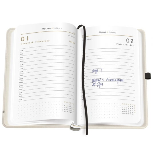 KALENDARZ KSIĄŻKOWY A5 384 MAT+UV CHEERY