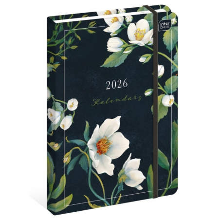 KALENDARZ KSIĄŻKOWY A5 192 MAT+UV FIORI