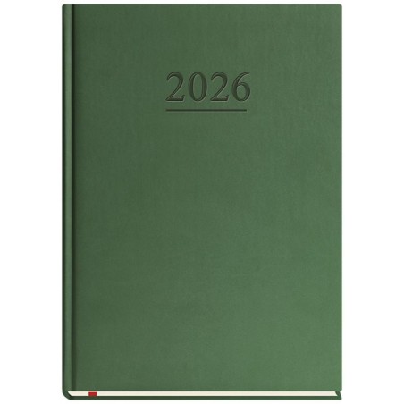 Terminarz tygodniowy B5 klasyczny T-221-Z2 w zielonej oprawie