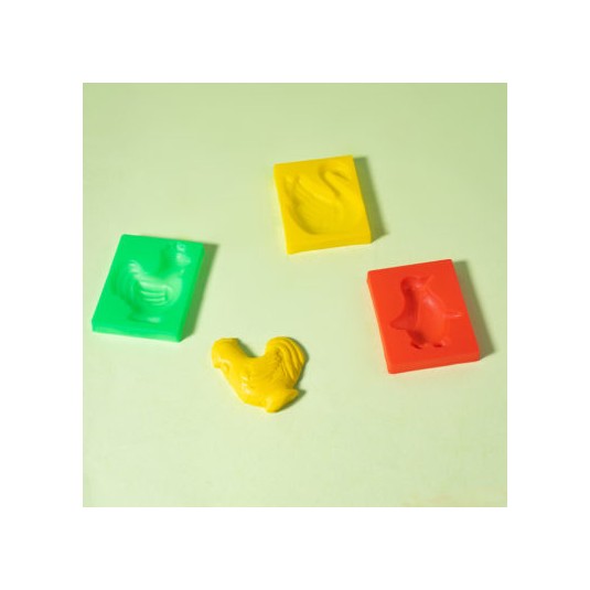 PLASTELINA 12-KOL.DELI zestaw z foremkami