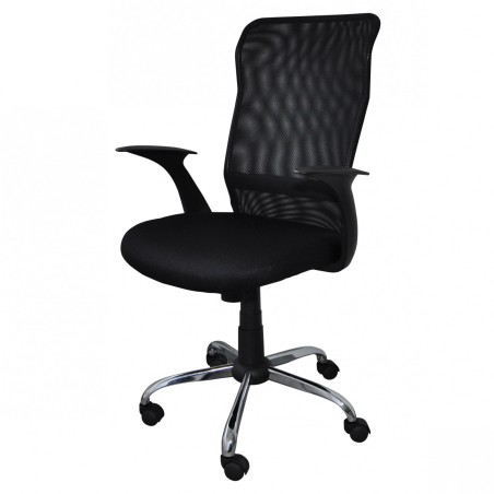 Fotel biurowy OFFICE PRODUCTS Rhodos, czarny front