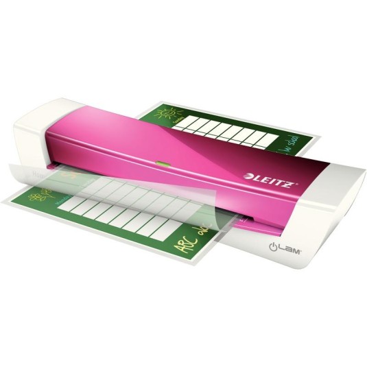 Laminator A4 Leitz WOW iLam Home Office, różowy metaliczny