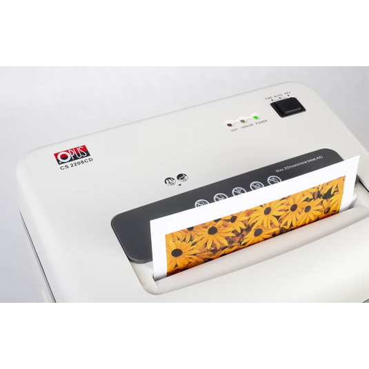 Niszczarka OPUS CS 2208, kosz 22 l