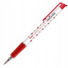 Długopis gwiazdki TOMA S-Fine TO-069 czerwony aut.