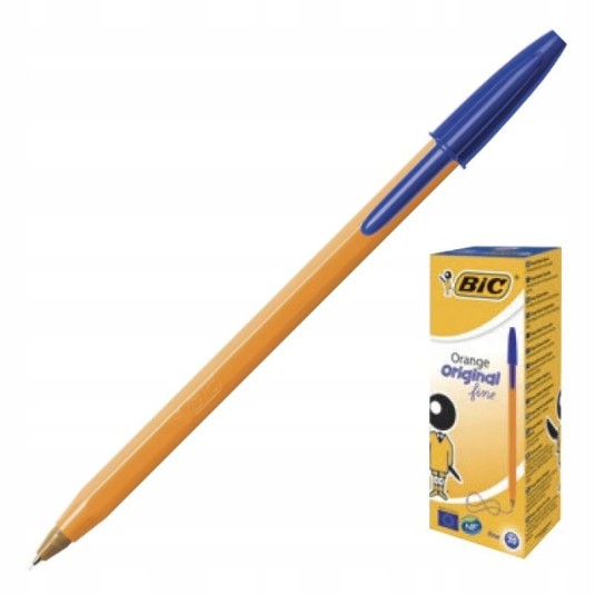 Długopis BIC fine Orange niebieski