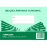 Druk książka kontroli sanitarnej A5 pozioma