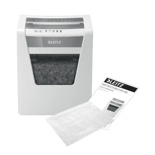 Niszczarka Leitz IQ Office P4, kosz 23 l