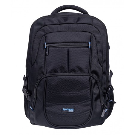 Plecak Donau Travel Amsterdam 17" 35L, usb + kabel, czarny