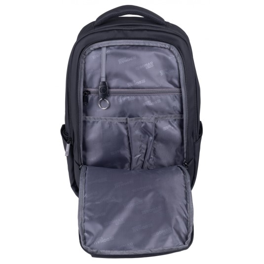 Plecak Donau Travel Berlin 15,6"16 L USB + kabel czarny