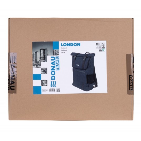Plecak Donau Travel London 15,6" 18 L  granatowy