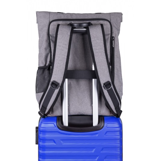 Plecak Donau Travel London 15, 6" 18 l, szary
