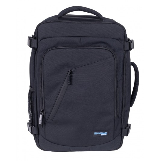Plecak Donau Travel Warsaw 15,6" 23L, USB + kabel, czarny