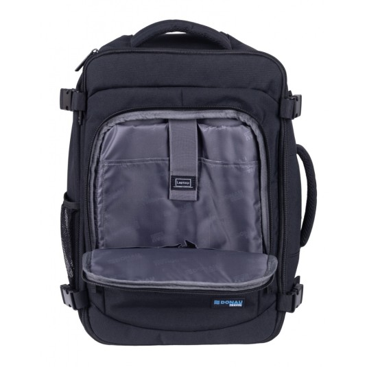 Plecak Donau Travel Warsaw 15,6" 23L, USB + kabel, czarny