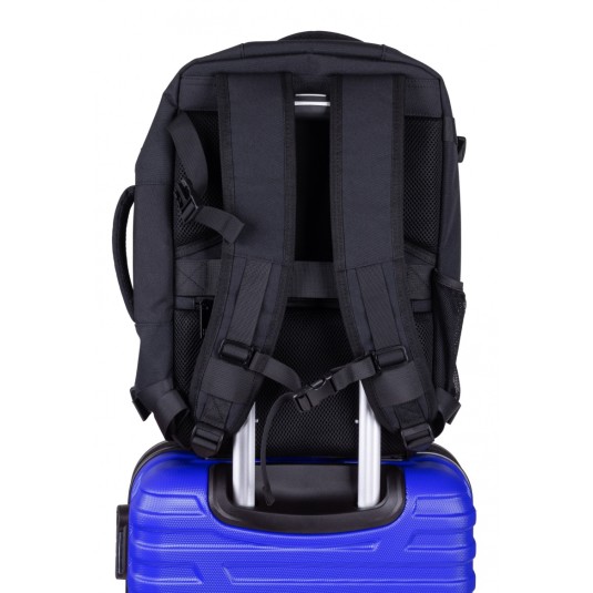 Plecak Donau Travel Warsaw 15,6" 23L, USB + kabel, czarny