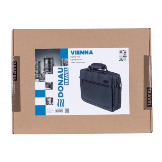 Torba na laptopa Donau Travel Vienna 15,6" 10L, czarna