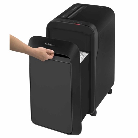 Niszczarka Fellowes LX221, kosz 30 l, czarna