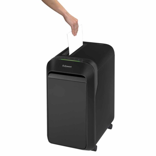 Niszczarka Fellowes LX221, kosz 30 l, czarna