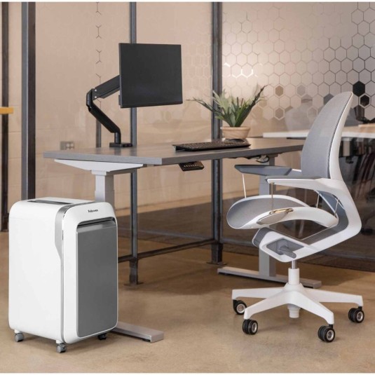 Niszczarka Fellowes LX221, kosz 30 l, biała