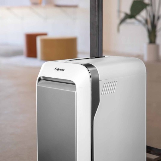 Niszczarka Fellowes LX221, kosz 30 l, biała