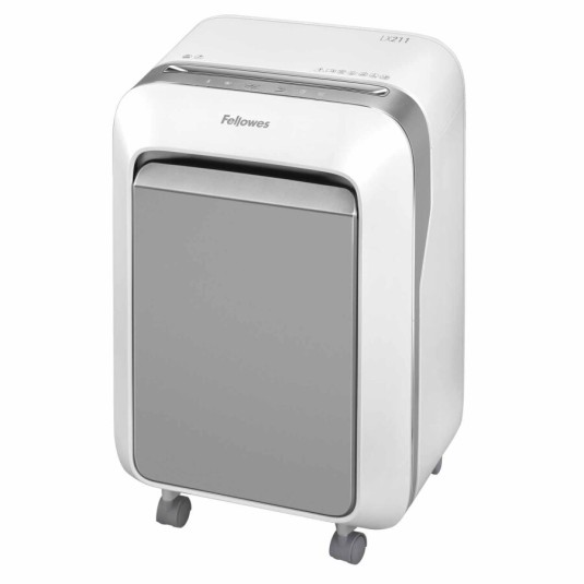 Niszczarka Fellowes LX211, kosz 23 l, biała