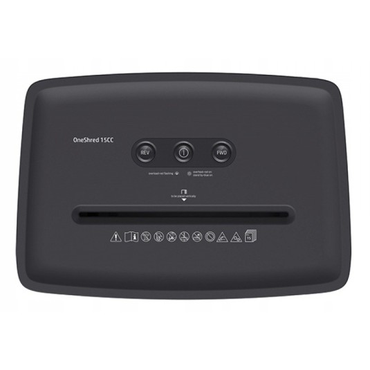 Niszczarka HP ONESHRED 15CC z  koszem  15 l. ścinki