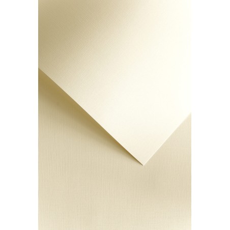 Papier ozdobny płótno kremowe, 50 arkuszy