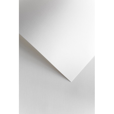 Papier ozdobny płótno białe, 50 arkuszy