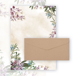 Papeteria Umbria Ciemnobeżowa, 20 arkuszy