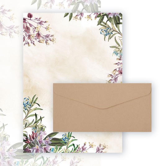 Papeteria Umbria Ciemnobeżowa, 20 arkuszy