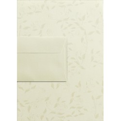 Papeteria ozdobna kremowa Millenium, 20 arkuszy