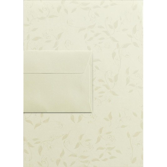 Papeteria ozdobna kremowa Millenium, 20 arkuszy