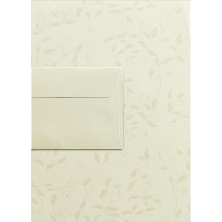 Papeteria kremowa Millenium, 20 arkuszy