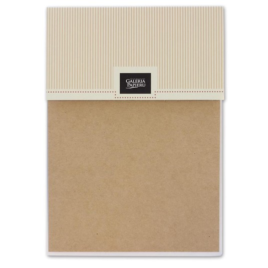 Papier samoprzylepny Kraftowy A5, 12 szt.