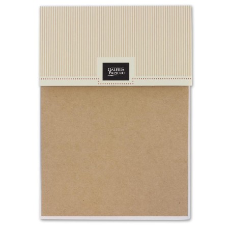 Papier samoprzylepny Kraftowy A5, 12 szt.