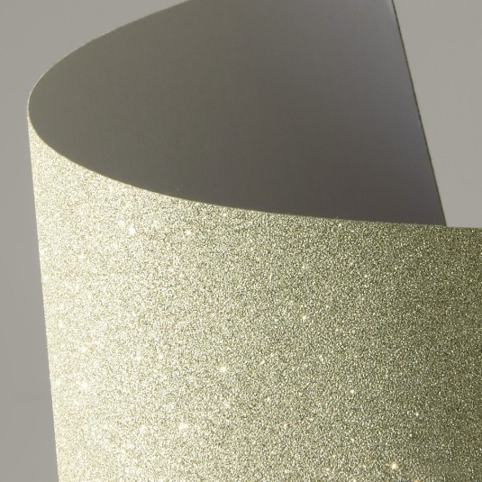 Papier samoprzylepny brokatowy jasnozłoty, 10 arkuszy