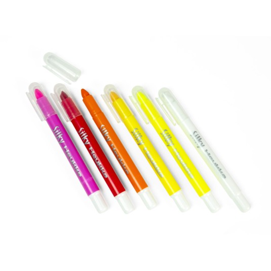 Kredki żelowe Silky Heykka, 12 kolorów