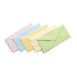 Koperty ozdobne, mix pastelowy (50 sztuk)