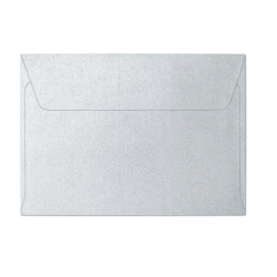 Koperta C6 Pearl srebrna, 10 sztuk