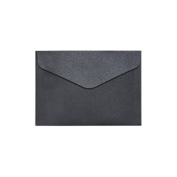 Koperta C6 Pearl czarny, 10 sztuk