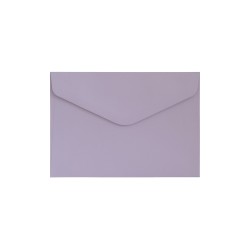 Koperta C6 dekoracyjna Gładka lawenda, 10 sztuk