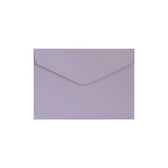 Koperta C6 dekoracyjna Gładka lawenda, 10 sztuk