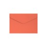 Koperta dekoracyjna C6 Gładka koralowa, 10 sztuk