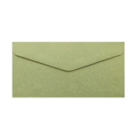 Koperta DL Wood oliwkowa, 10 sztuk