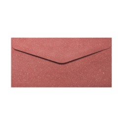 Koperta DL Wood czerwona, 10 sztuk